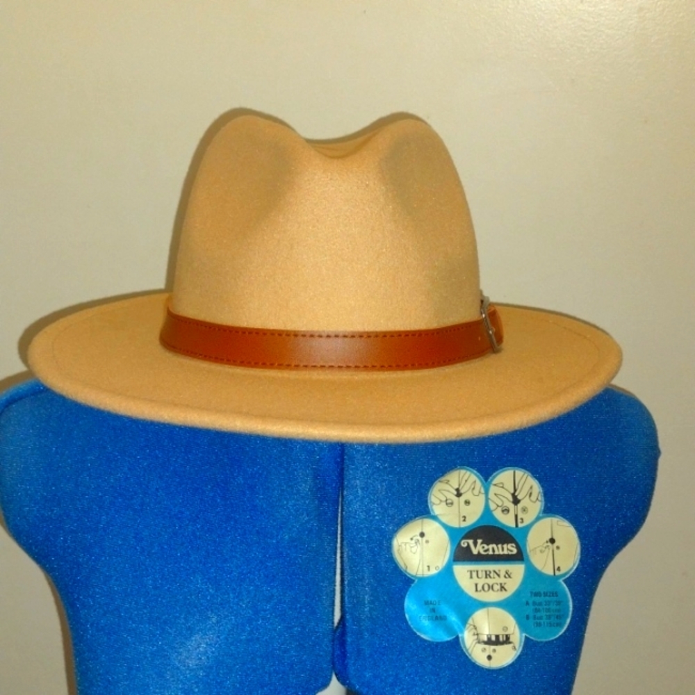 Tan Fedora Hat